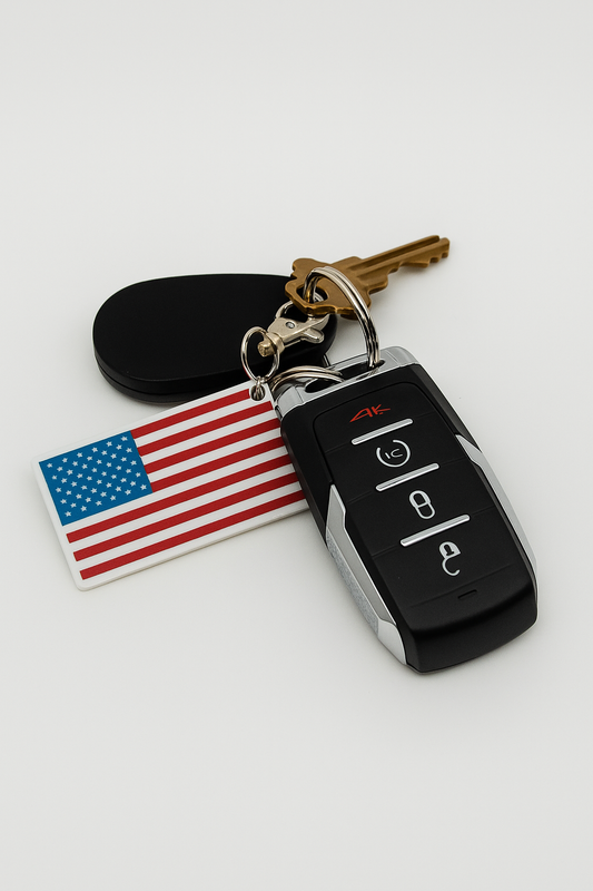 US Flag NFC Keychain